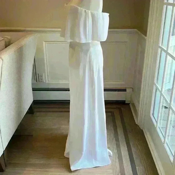 BCBGMaxazria Alyse White Gown - Picture 6 of 12